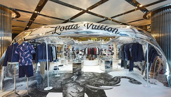 Pop-up магазин Louis Vuitton с 3D-печатной конструкцией