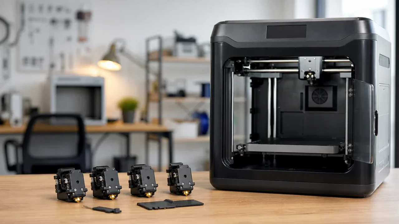 FlashForge Creator 5: принтер с четырьмя сменными головками