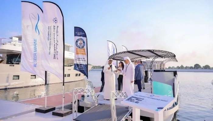 3D-печатная лодка Al Seer Marine и Abu Dhabi Maritime