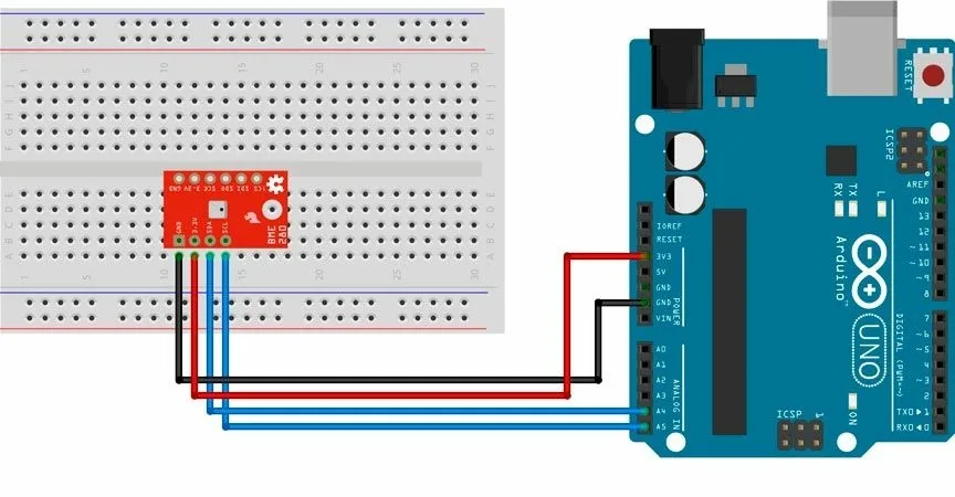Подключение BME280 к Arduino по I2C