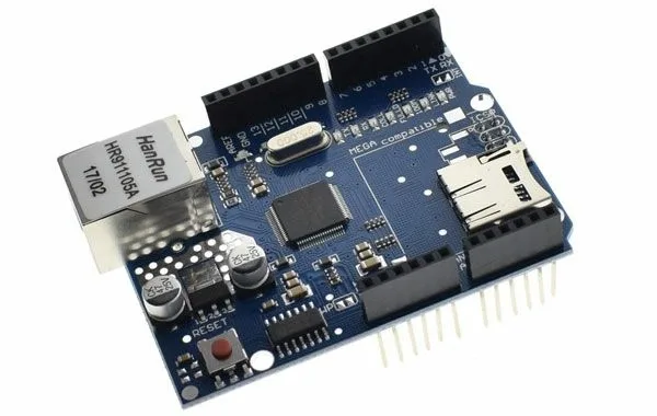 Плата Ethernet shield на чипе W5100