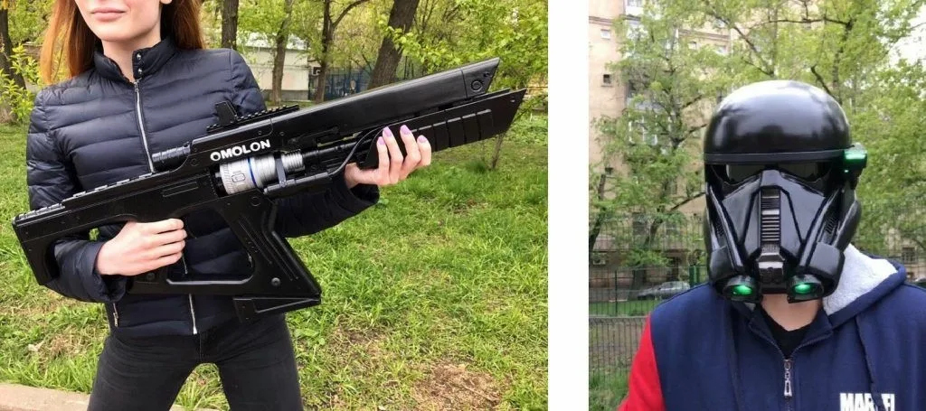 Изделия для косплея, напечатанные на 3D-принтере