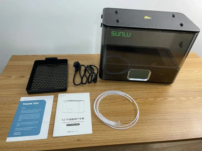 Комплект поставки FilaDryer E2