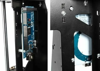 Arduino Mega 2560, закреплённая на корпусе